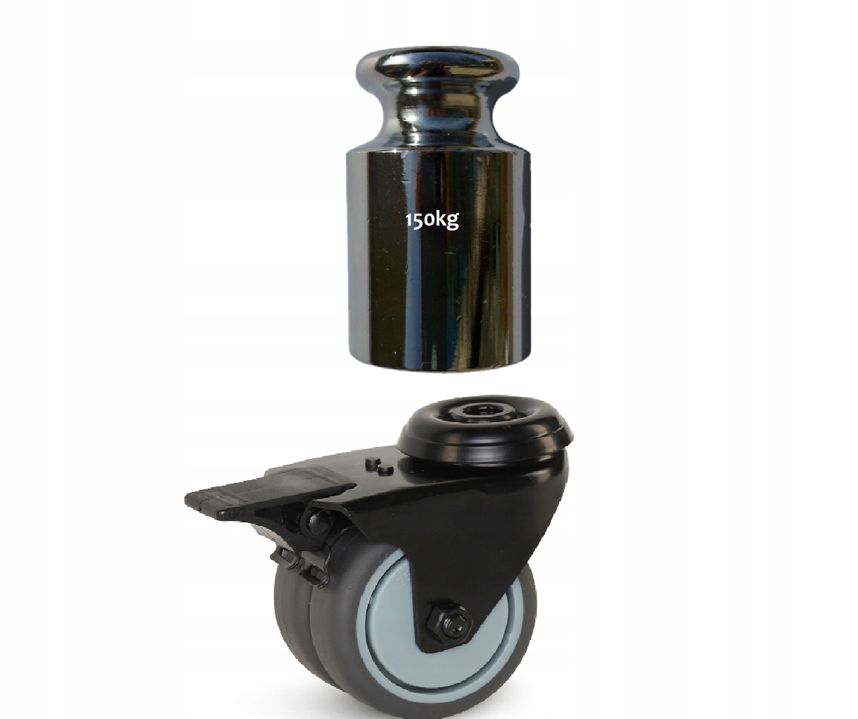 Koło Zestaw Kołowy 4szt 75mm 600kg Hamulec Skrętne Marka inna