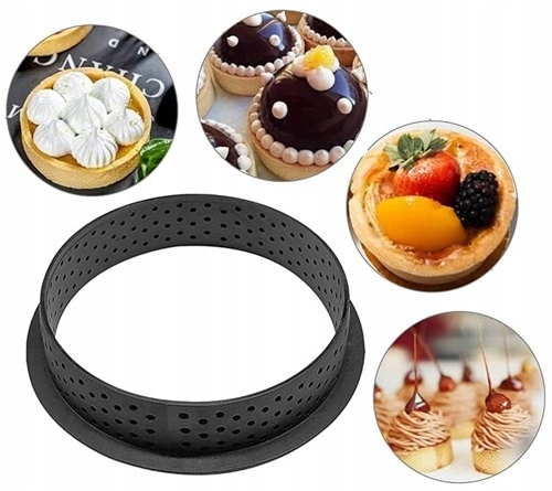 FOREMKI DO TARTALETEK FORMA PERFOROWANA DO PIECZENIA TARTY RING RANT 6SZT Rodzaj inny