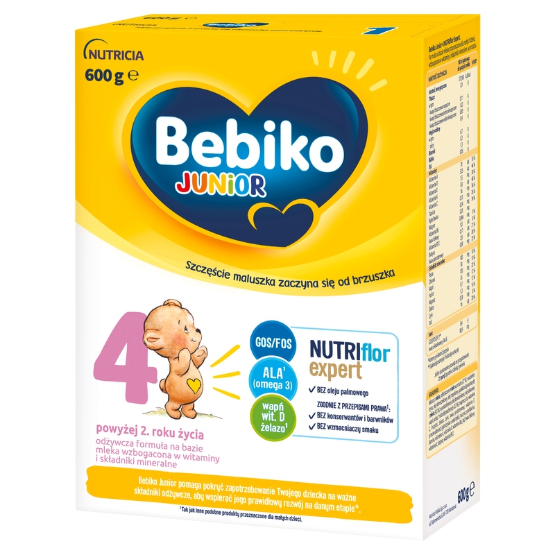 Bebiko Junior 4 Odżywcza formuła ZESTAW 8x600g Marka Bebiko