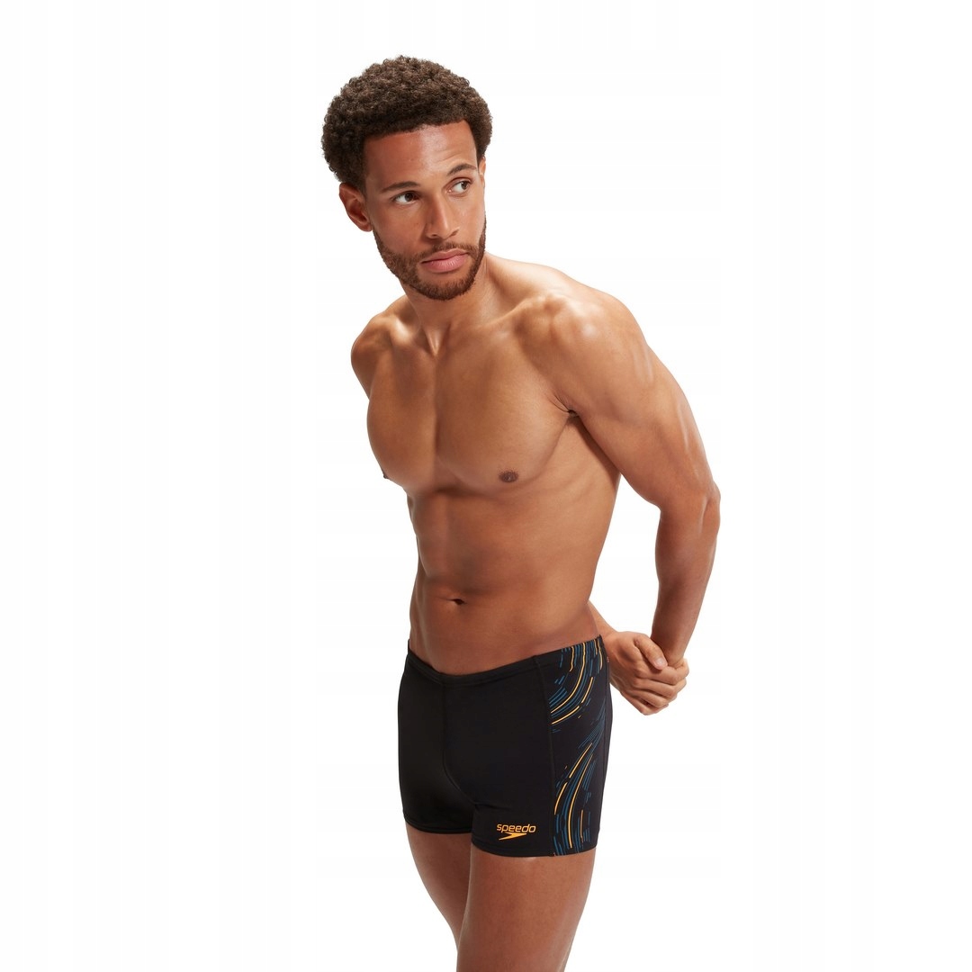 Plavkové šortky Speedo Tech Pnl Short Am Black/blue 32