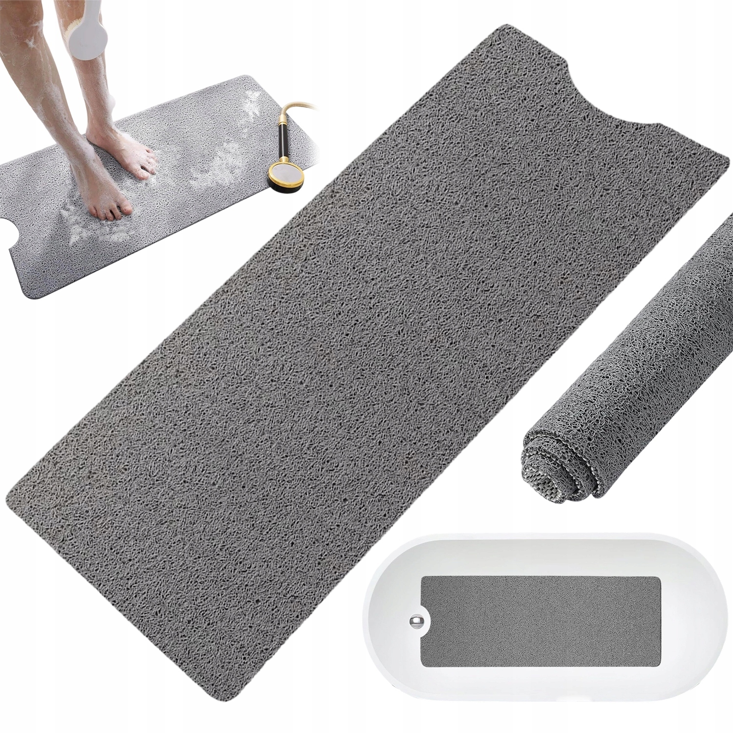 Prostiskluzová Podložka Do Vany/sprchy Koupelnová Předložka 40X100 CM Loofah