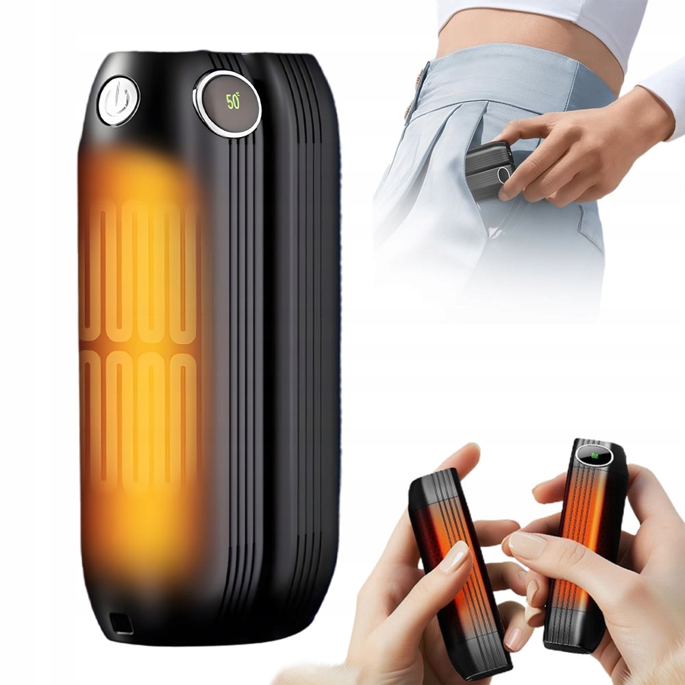 2500mah Podgrzewacz Do Rąk Przenośny Z Kontrolą Temperatury 40-60°C