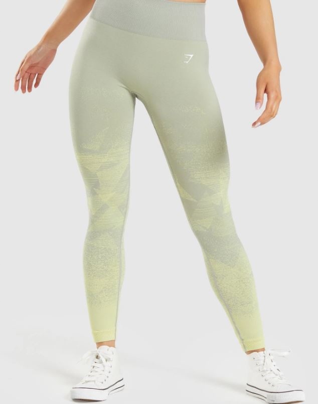 GYMSHARK DŁUGIE LEGGINSY DAMSKIE ZIELONE S 0Z8D6_B*