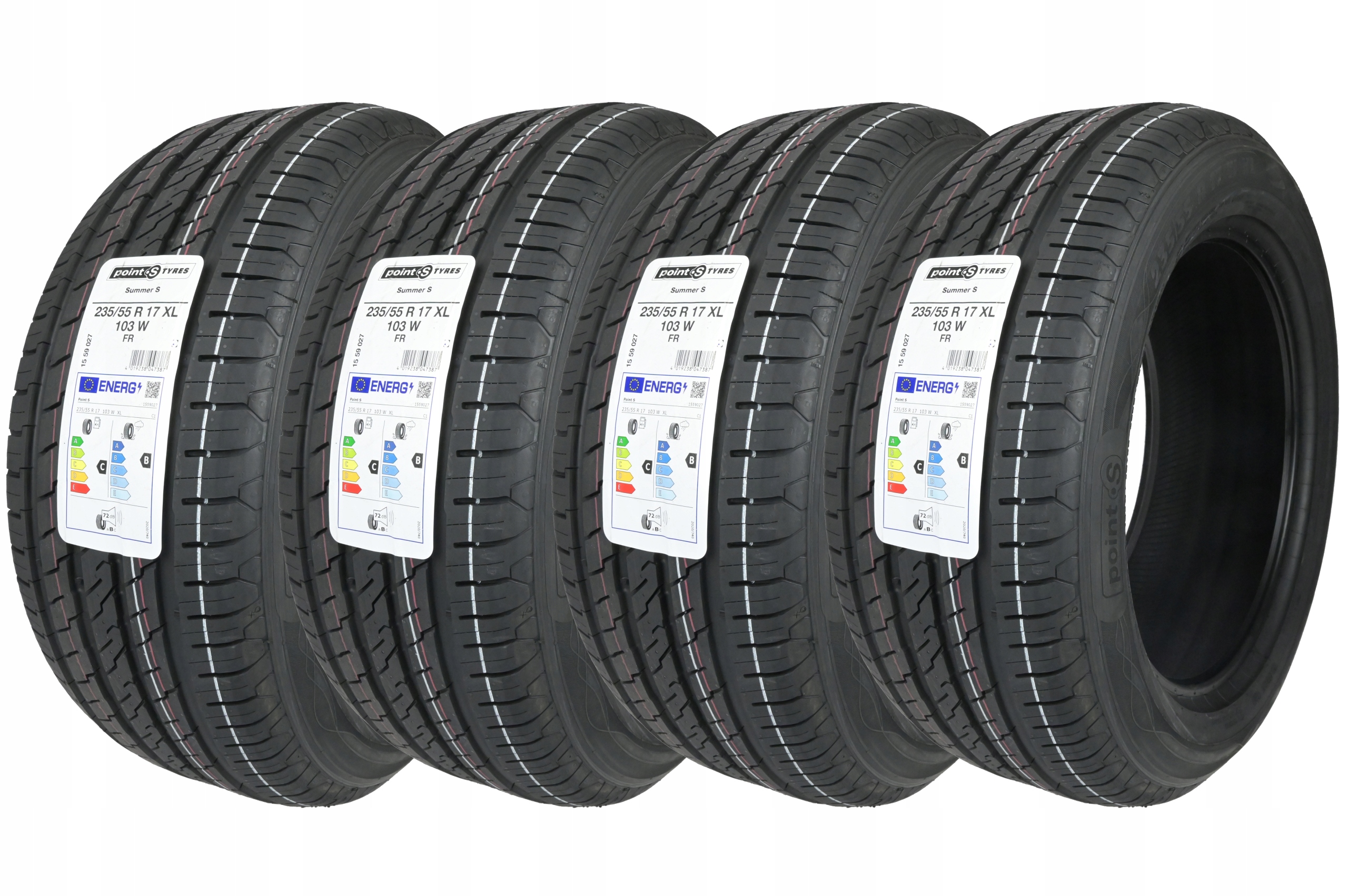 4 x 235 / 55R17 XL 103W FR Summer s Point S літо