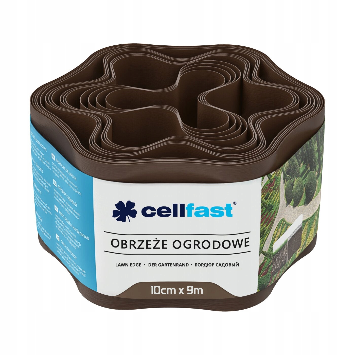 

Obrzeże ogrodowe brązowe 10cm x 9m Cellfast 30-011