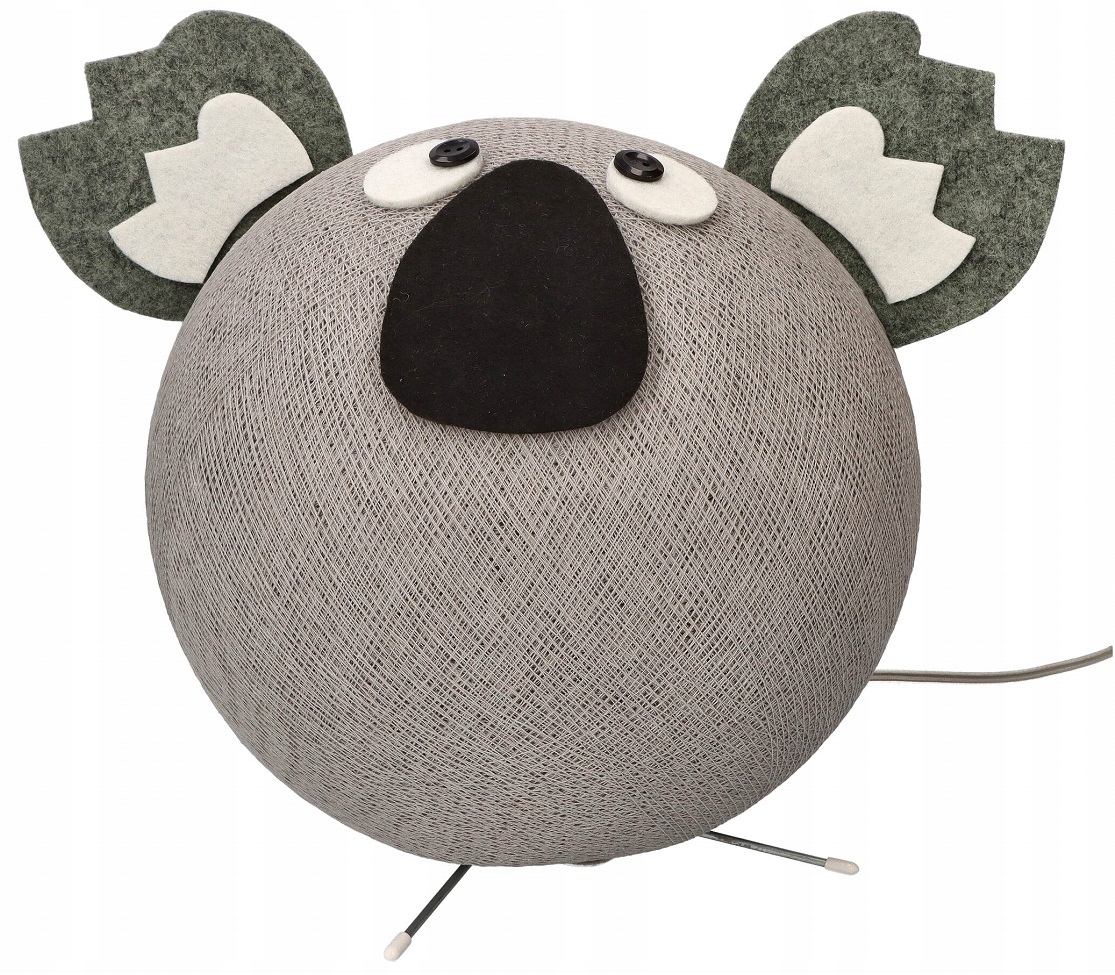 Ręcznie robiona Lampka nocna Do pokoju Koala Cotton Balls Włoska lampa Waga produktu z opakowaniem jednostkowym 0.5 kg