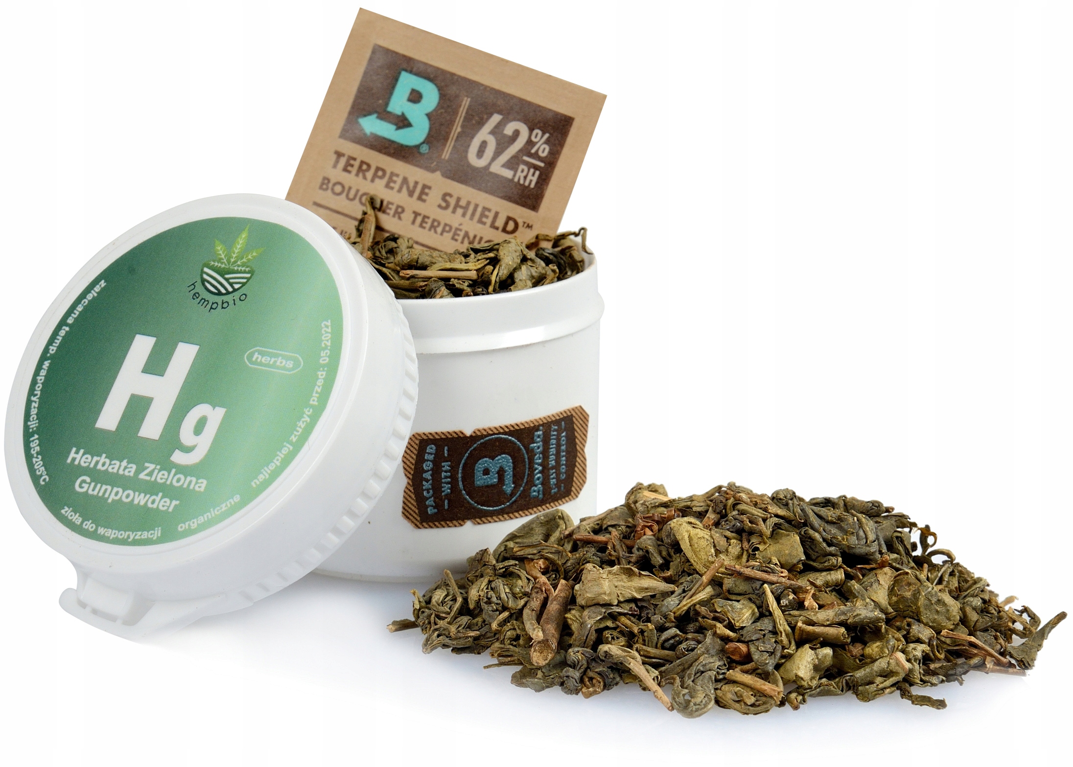 

Herbata Gunpowder do Waporyzacji susz zioła