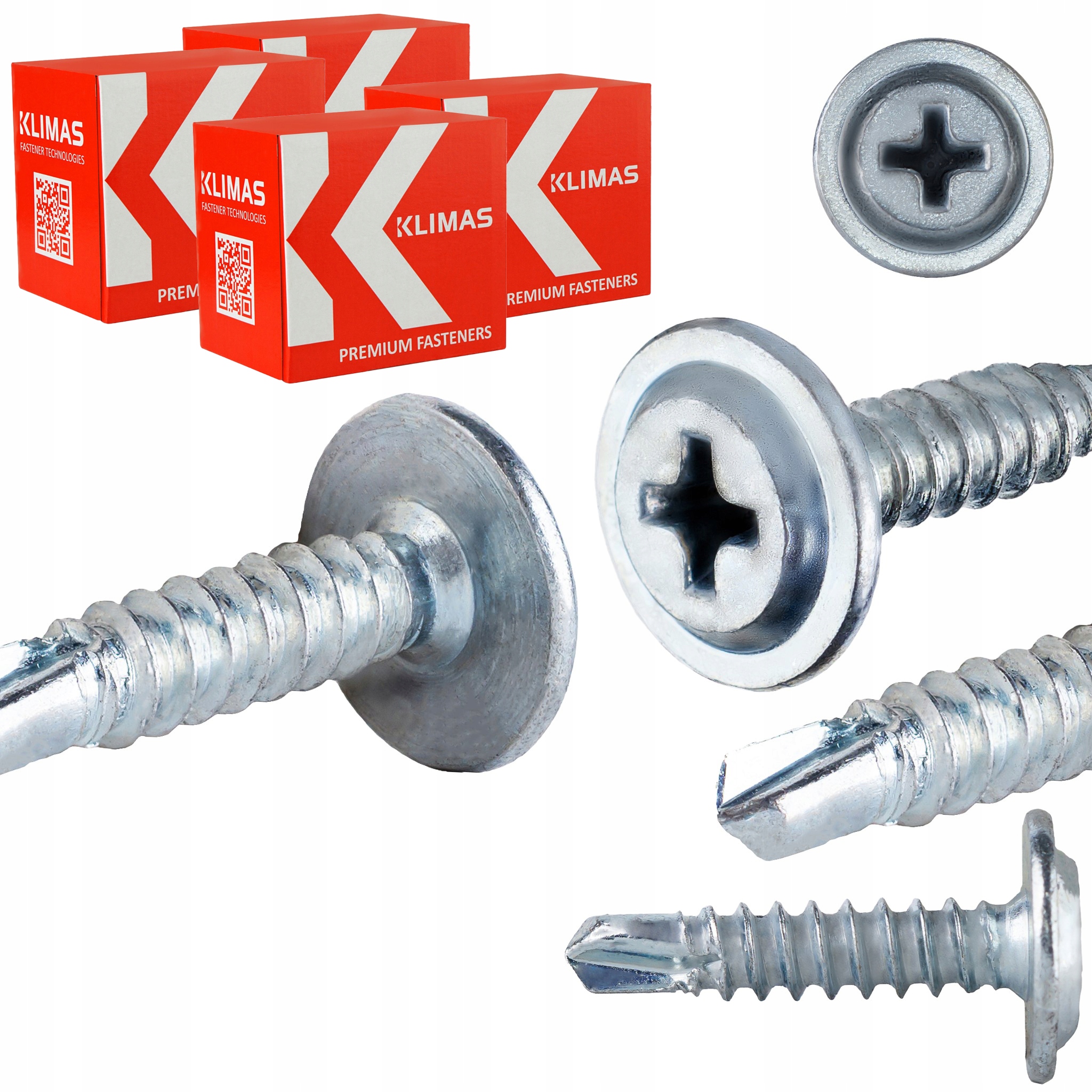 Samorezné podložkové skrutky 4,2 x 19 mm 4000 ks Klimas Wspc