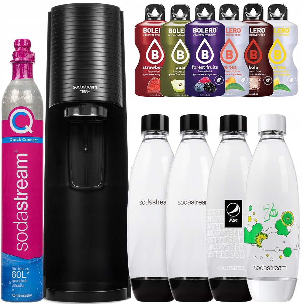 SATURATOR SODA STREAM TERRA SYFON MEGA ZESTAW Sklep, Opinie, Cena w