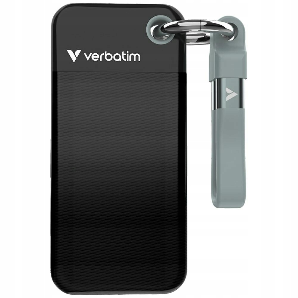 Externí disk Verbatim Pocket Ssd 256GB Usb-c 3.2 gen.2 černo-šedý