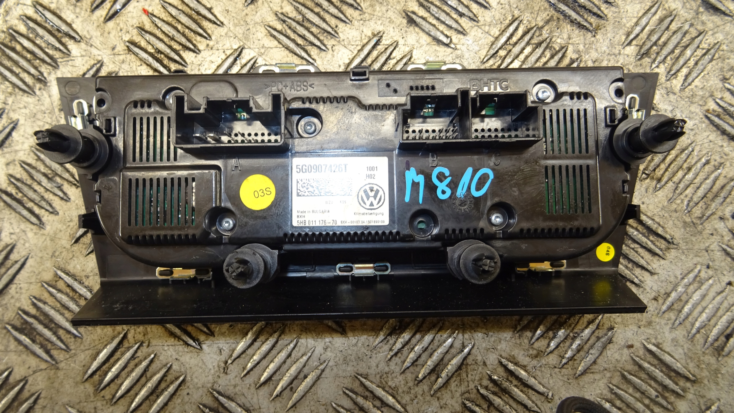 VW PASSAT B8 PANEL klími klimatizaci 5G0907426T NR M810