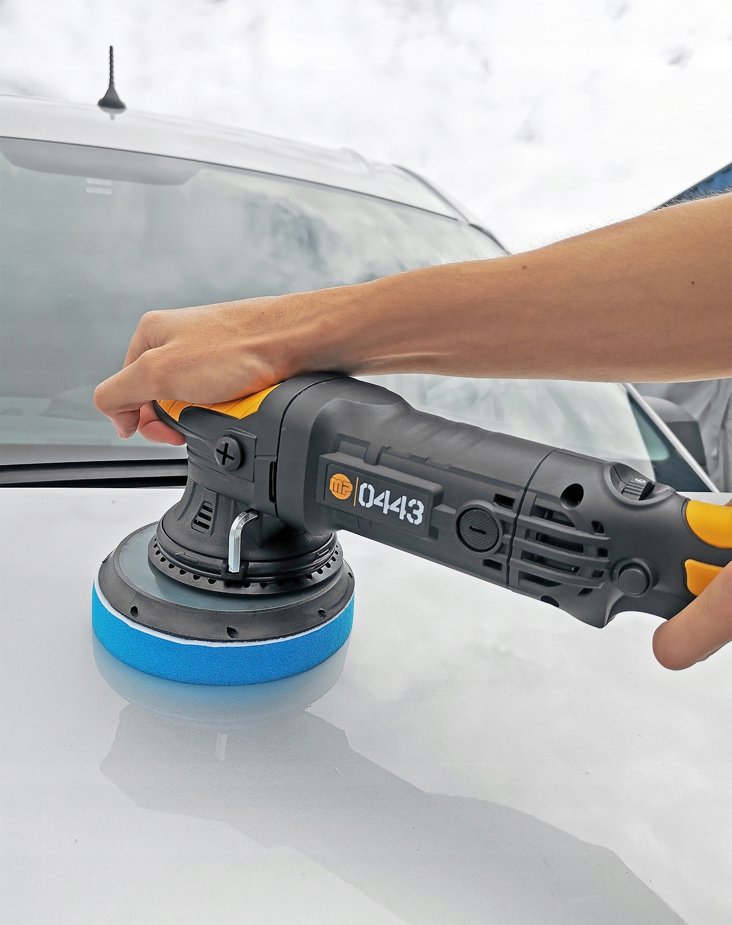 POLERKA SAMOCHODOWA OSCYLACYJNA MIMOŚRODOWA GĄBKI Marka Majster Polska