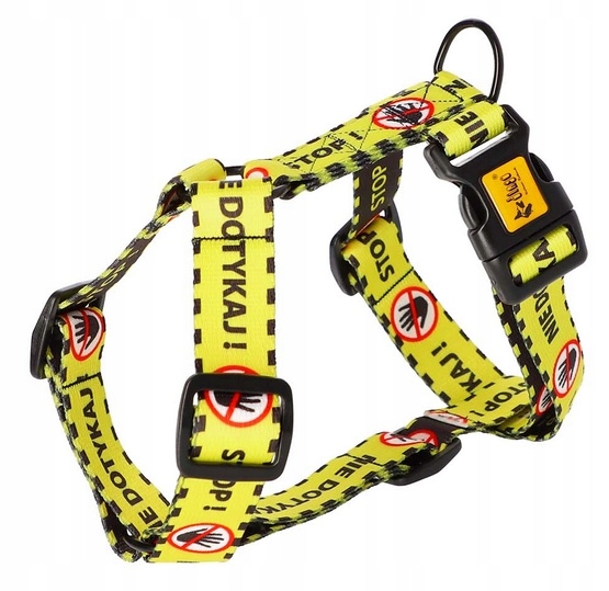 Levně Protiúnikové obojky pro psa dvoupáskové Dingo City Nedotýkejte se Velikost M