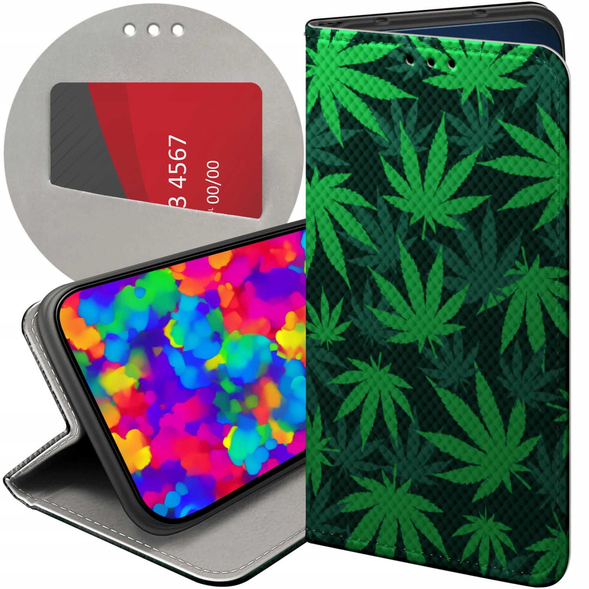 Etui Z Klapką Do Xiaomi Redmi Note 9T Dla Palaczy Smoker Weed Joint