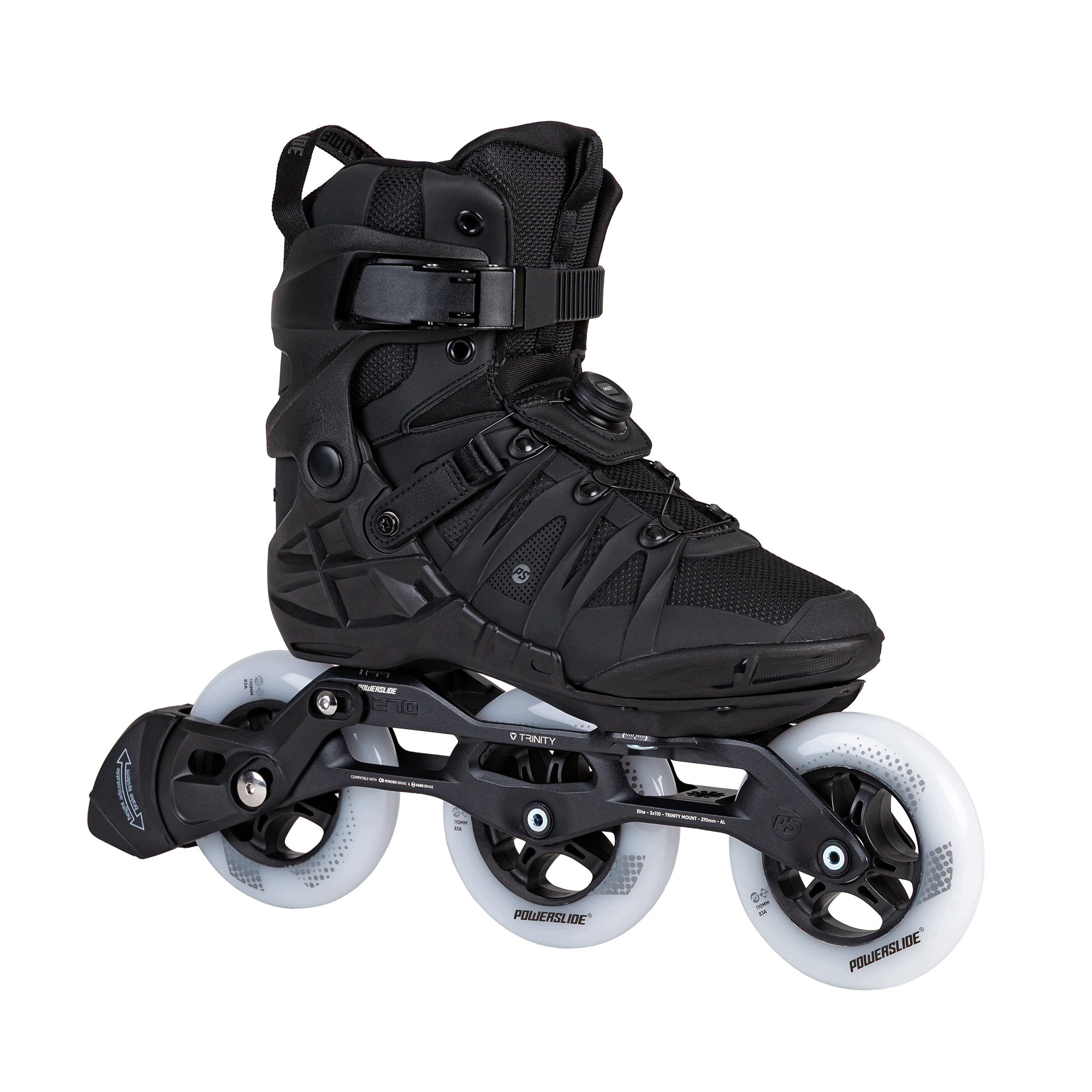 Kolečkové Brusle Rekreační Fitness Powerslide Phuzion Argon 3x110 Kpu Pds 46