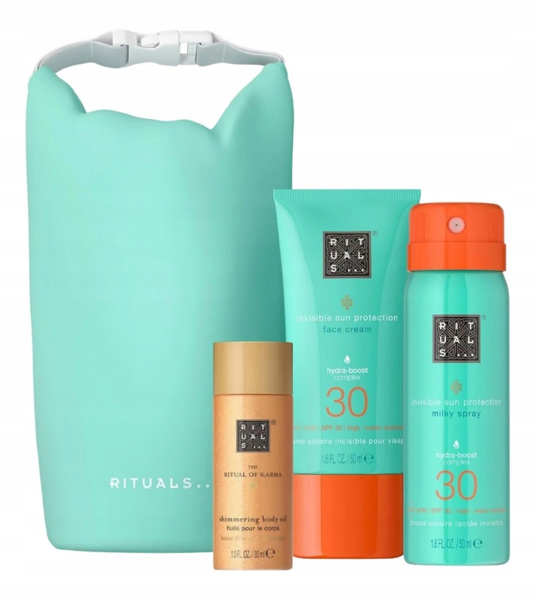 Rituals The Ritual of Karma sada olej 30 ml krém SPF30 50 ml mléko