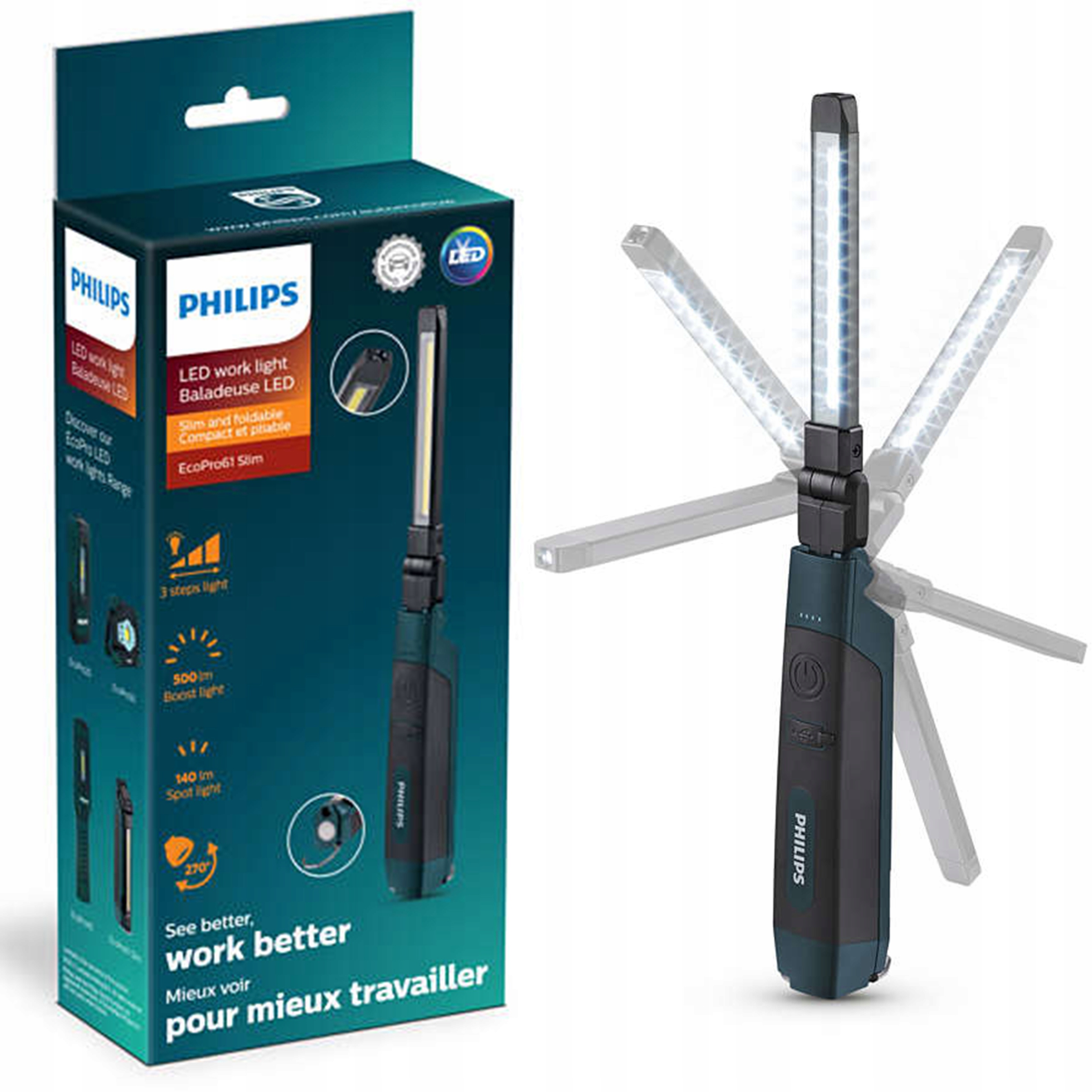 

Philips Lampa robocza warsztatowa Led EcoPro61
