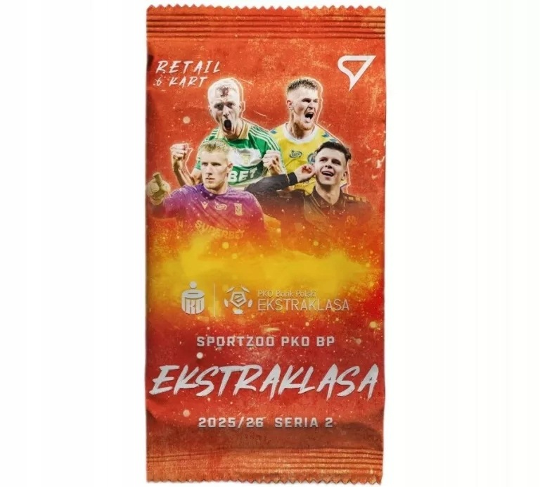Sportzoo Pko Bp Ekstraklasa 2025/26 S2- Saszetka Retail 6 Kart