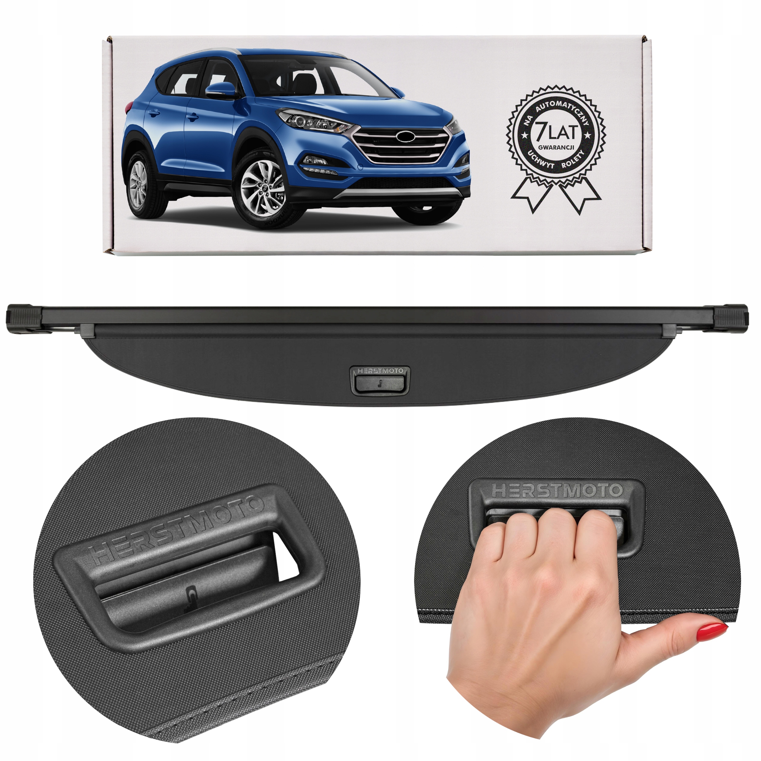 Hyundai Tucson III Tl 2015-2020 Roleta Do Zavazadlového Prostoru Černá 85910-D7000