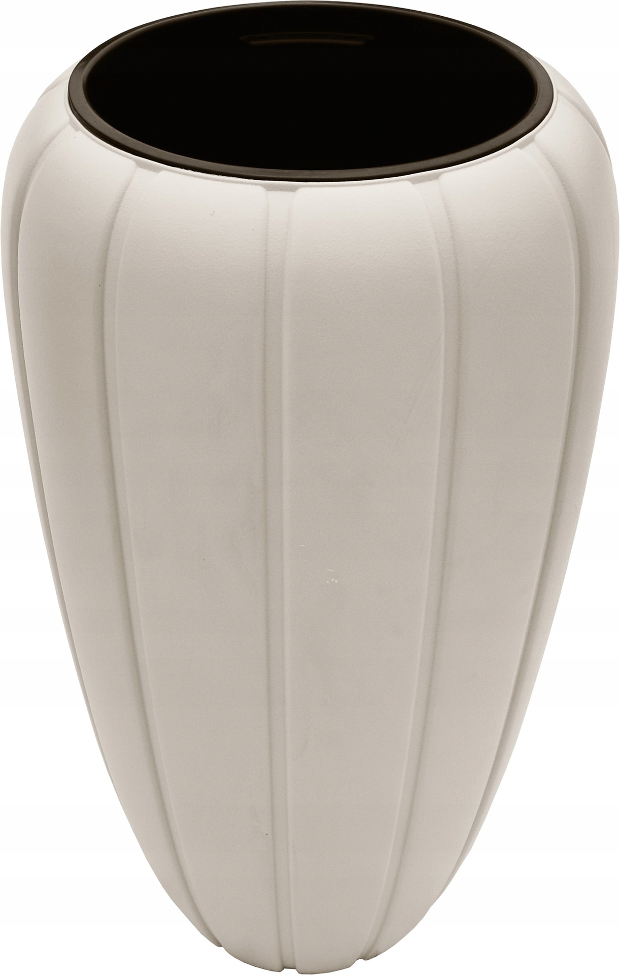 

Doniczka Donica Gaja 800 78H wkład 3D Kremowa