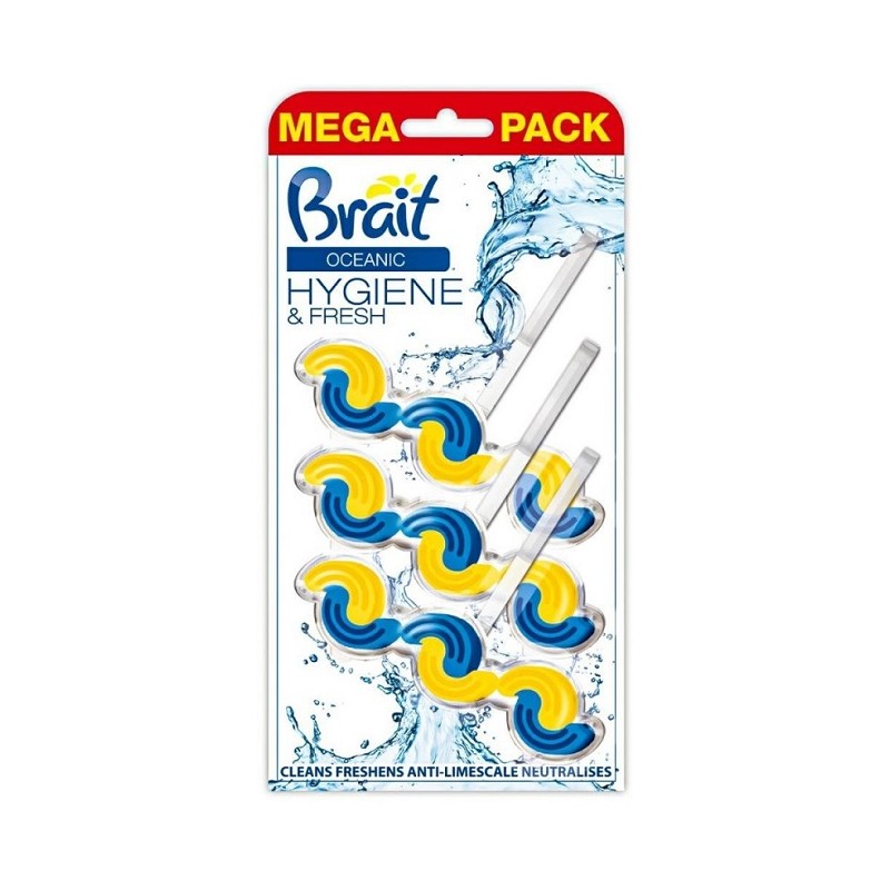 Brait Kostka Toaletowa Dwufazowa Oceanic KPL 3x45g