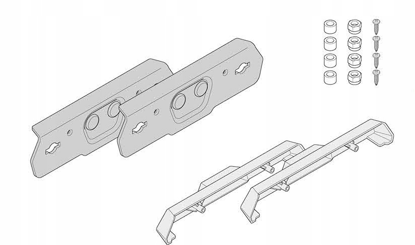 Kappa Upevnenie Bočných Kufrov (zapnutie) Monokey K-venture Komplet Na D