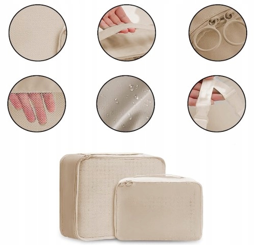 9X ORGANIZER PODRÓŻNY DO PAKOWANIA WALIZKI ZESTAW Model AL-SHOU9-M