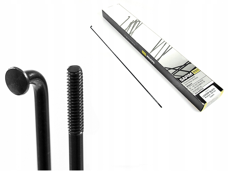 

Szprycha Sapim Leader Black 2*264 mm 1szt. czarne