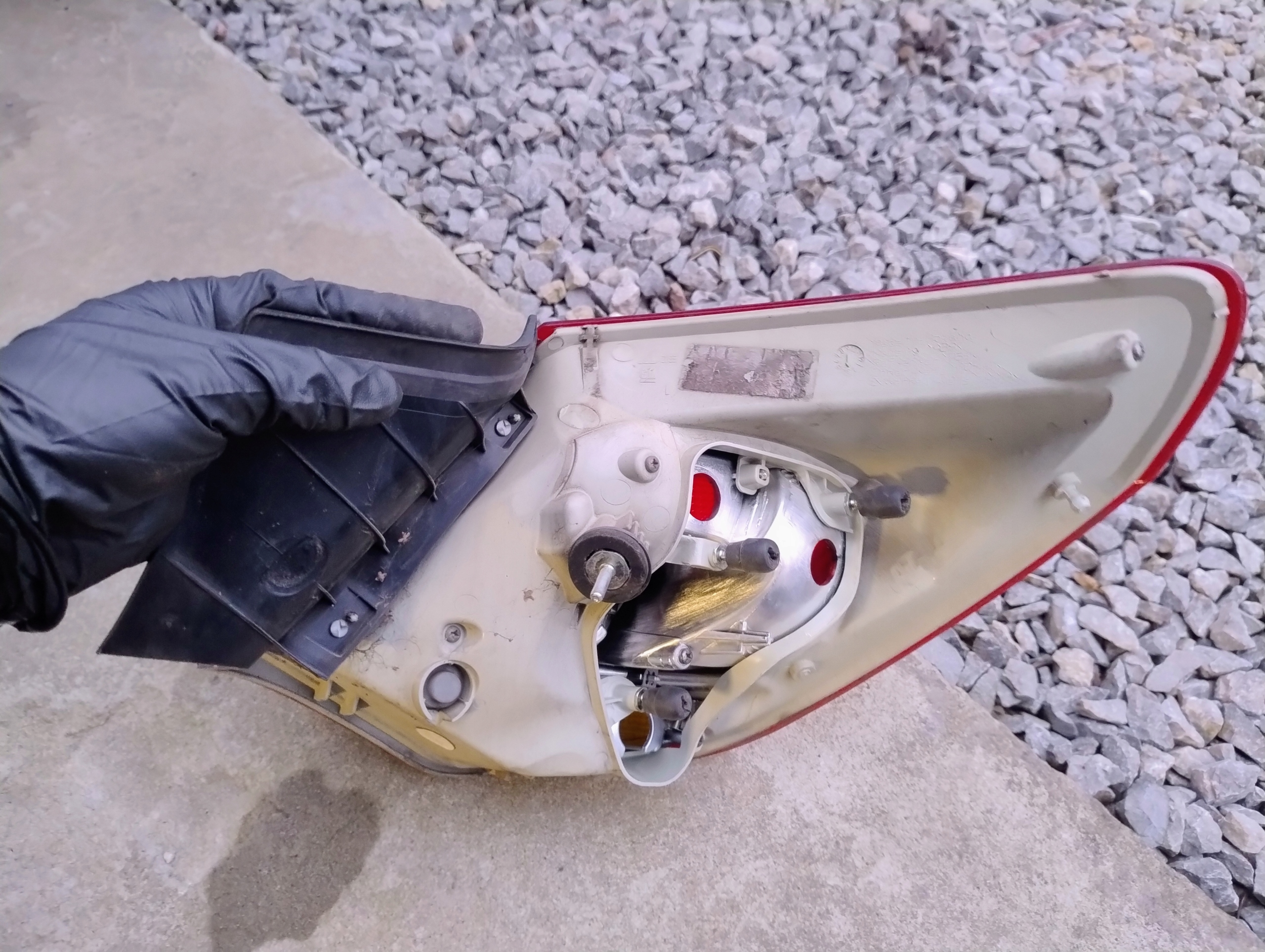 light left rear part left rear opel astra j przedlift HB HATCHBACK