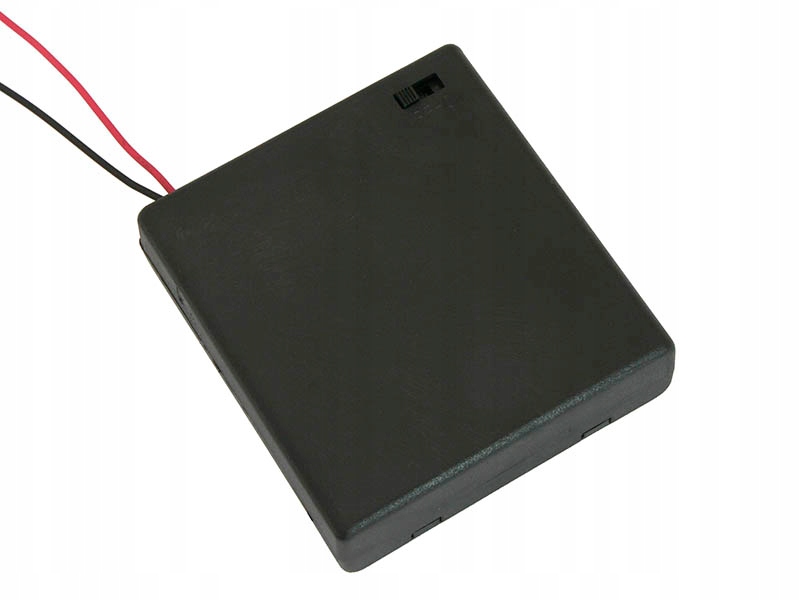 Koszyk na baterie 4xAA pokrywa+włącznik