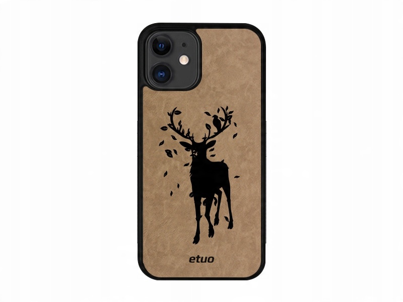 

Etui do Apple iPhone 12 Mini - Leather Case -szary