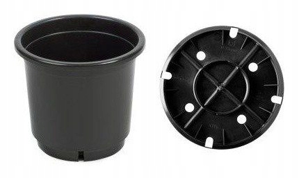 Doniczka produkcyjna HLSR 10L fi 27 Interplast Długość 27 cm