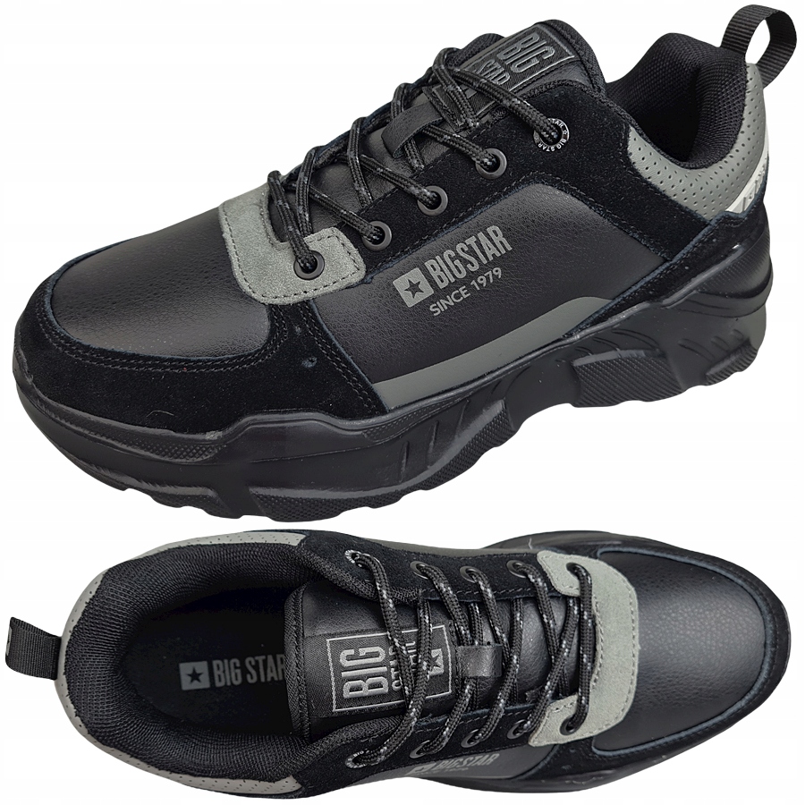 

Big Star buty damskie czarne ekoskóra II274285 38