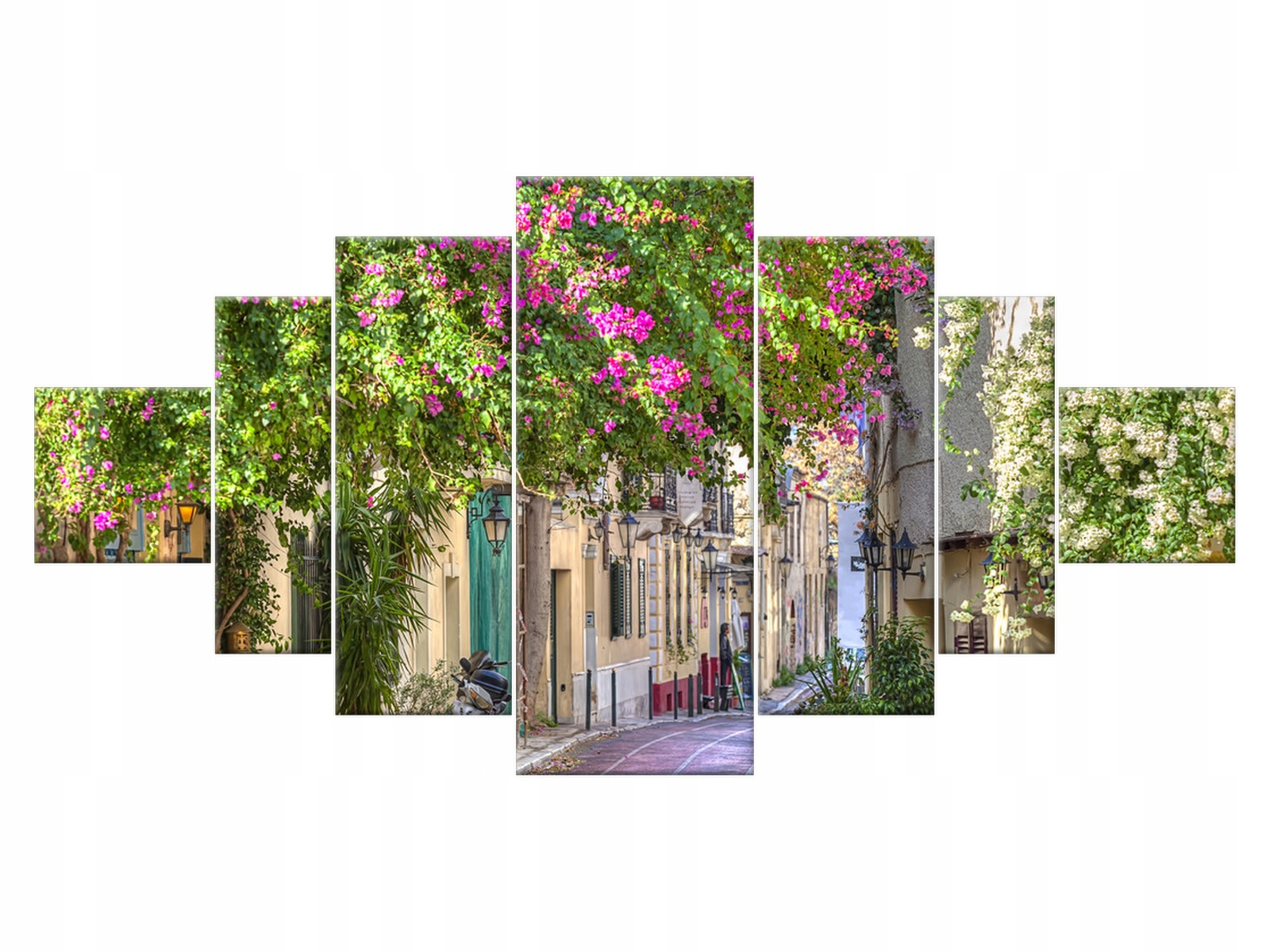 

Obraz Domy w dzielnicy Plaka 200x100 Architektura