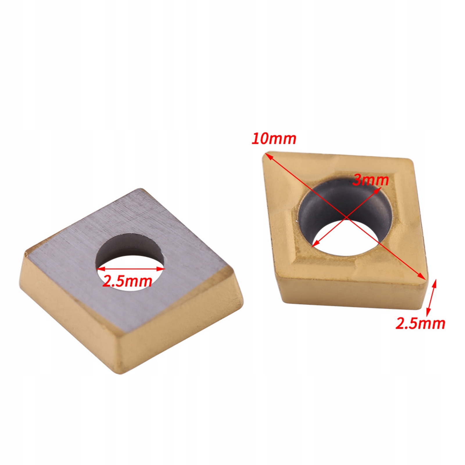 10SZT. OSTRZE TOKARKI CNC CCMT060204-HM YBC251 Kod producenta PŁYTKI