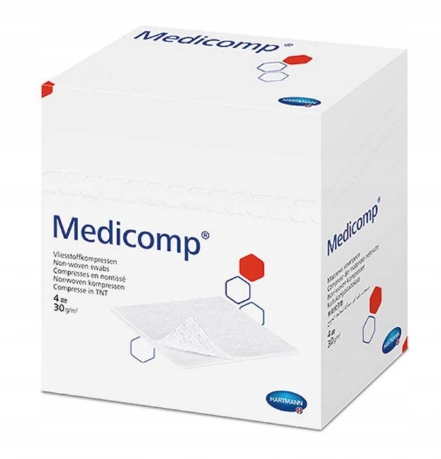 

Hartmann Medicomp kompresy 7,5 cm x 7,5 cm 50 szt