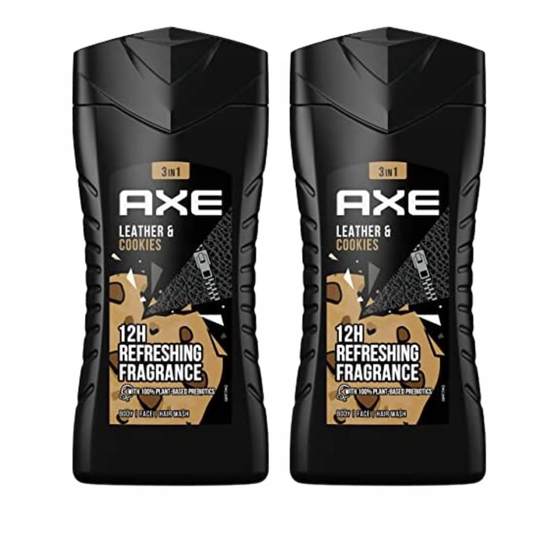

Axe Leather & Cookies żel prysznic 400 ml x 2