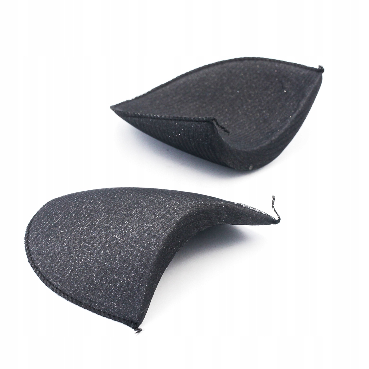 Ramenní vložky polštáře obšité černé 16mm 100par P/O/B-16