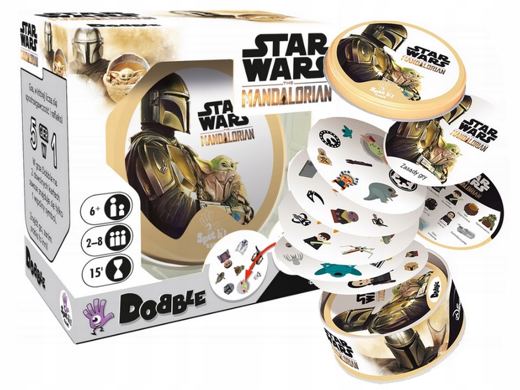 

Star Wars Mandalorian Gra Dobble wydanie polskie