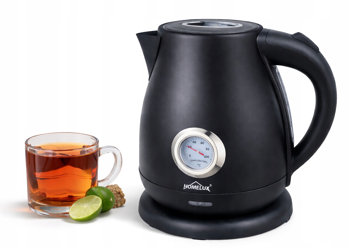 Elektrická varná konvice s analogovým teploměrem – 1,7 l 2200 W