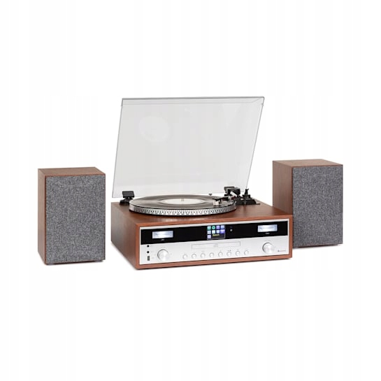 Wieża gramofon Radio WiFi DAB FM BT Spotify