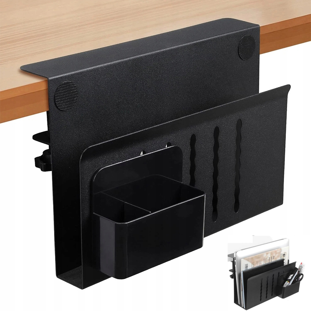 Przechowywanie na Biurku, Schowek Pod Biurkiem, Stalowy Wiszący Organizer