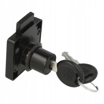 

Zamek meblowy Siso X-850 czarny jeden numer klucza