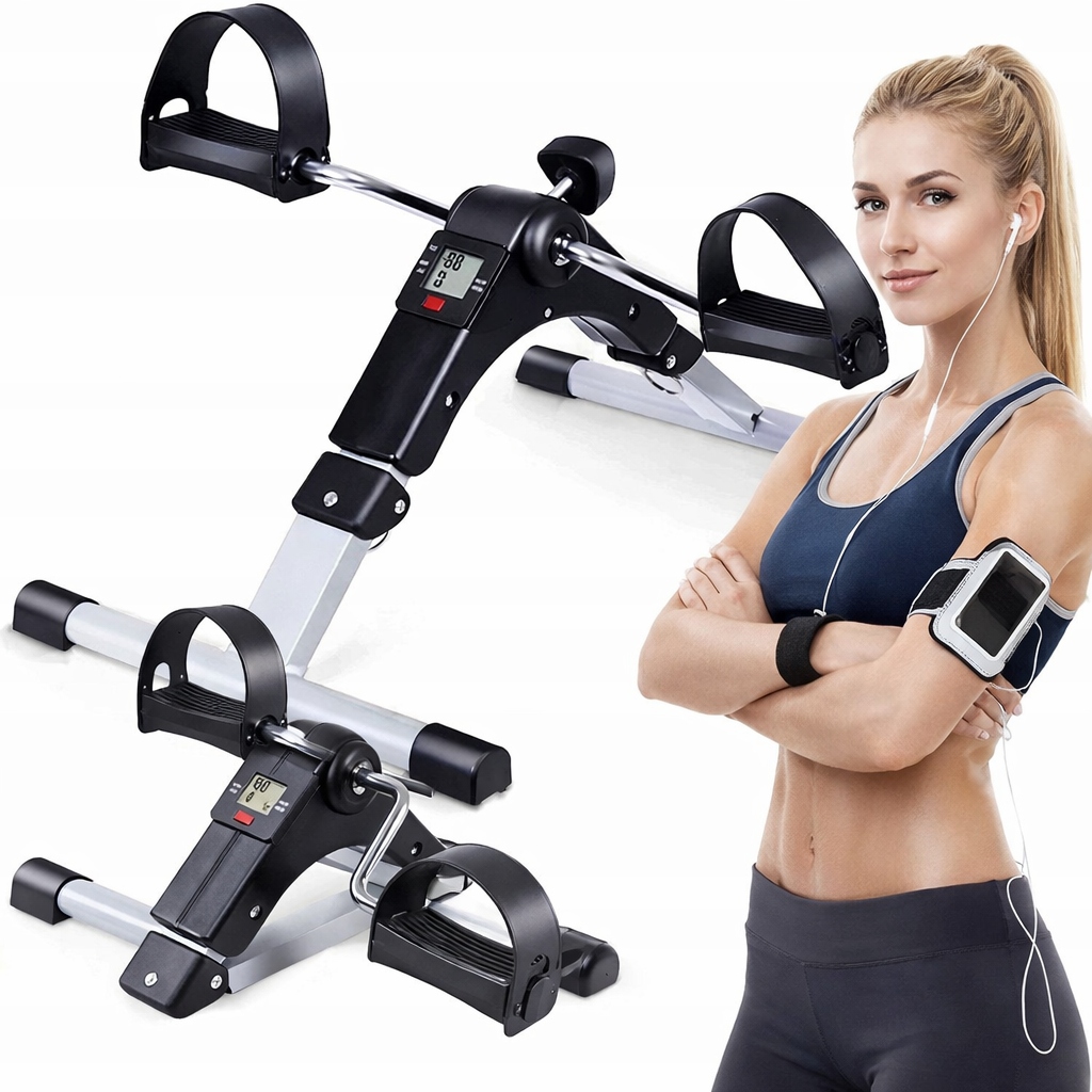 Rotor Rehabilitacyjny Rowerek Treningowy SKŁADANY Rower z WYŚWIETLACZEM LCD