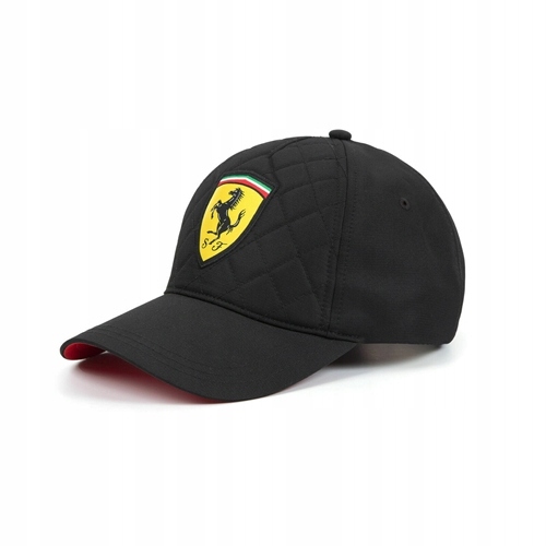 

Czapka Z Daszkiem Ferrari Quilt Czarna