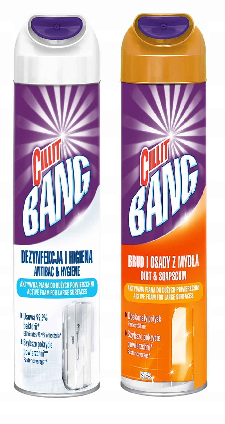 

Cillit Bang Aktywna Piana Bakterie Brud Osad x2