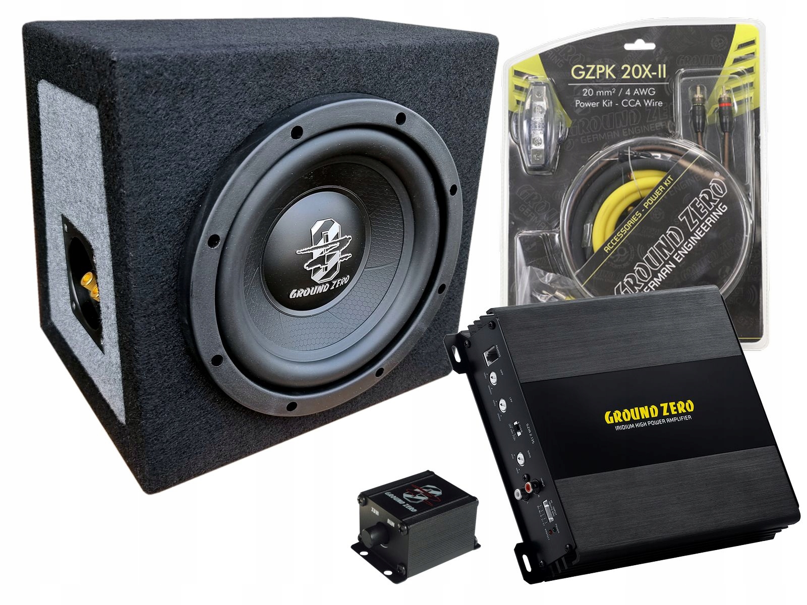 Ground Zero Gziw 300 Bass Kit-C basový reflex set