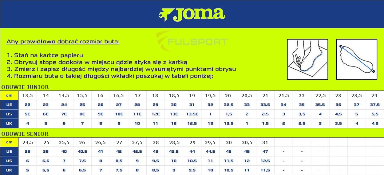 JOMA BUTY HALÓWKI TOP FLEX 2122 TOPS2122IN r44 Model Top flex 2122