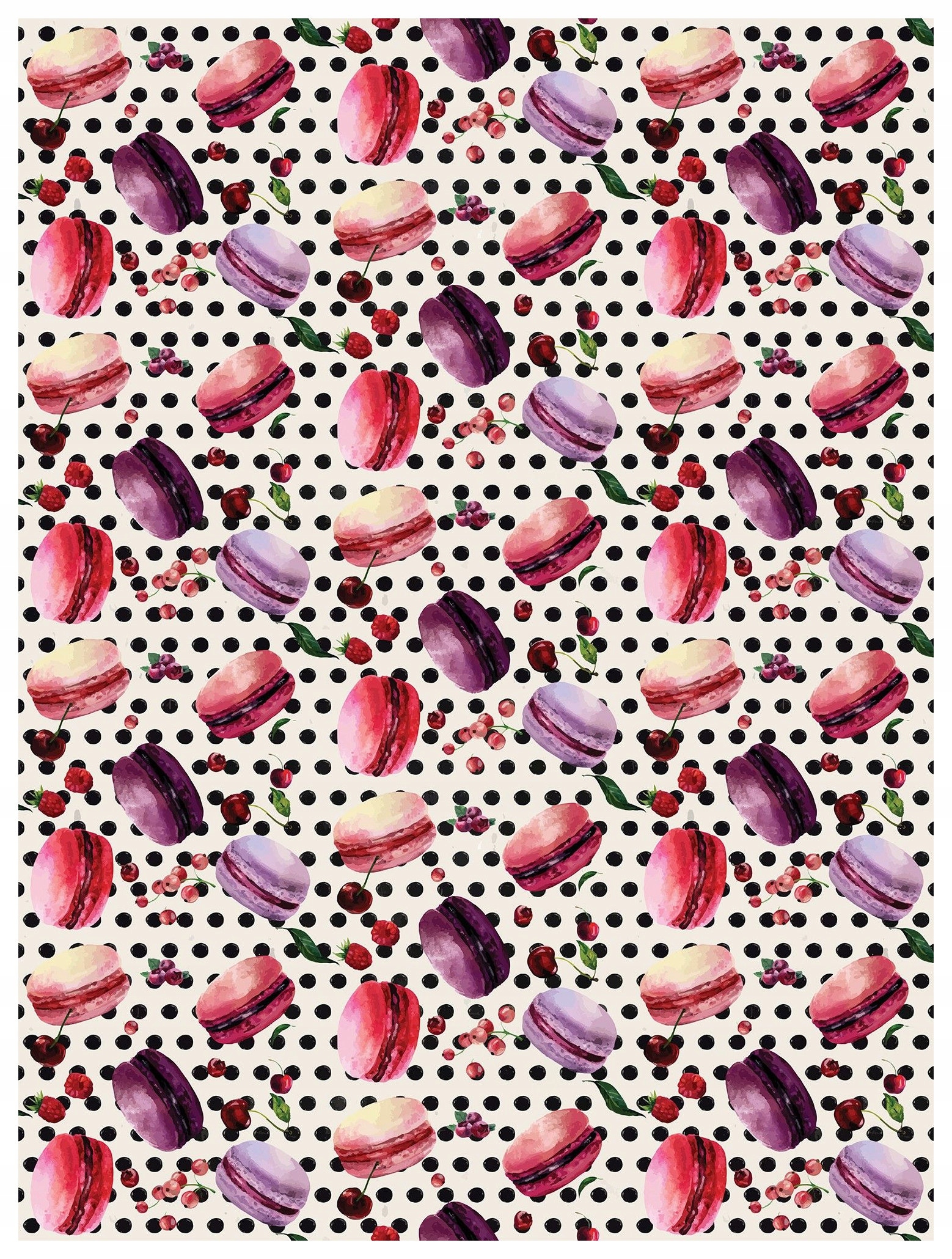 Vinylová fototapeta Makarony pastelové sladkosti 184x254 lepidlo