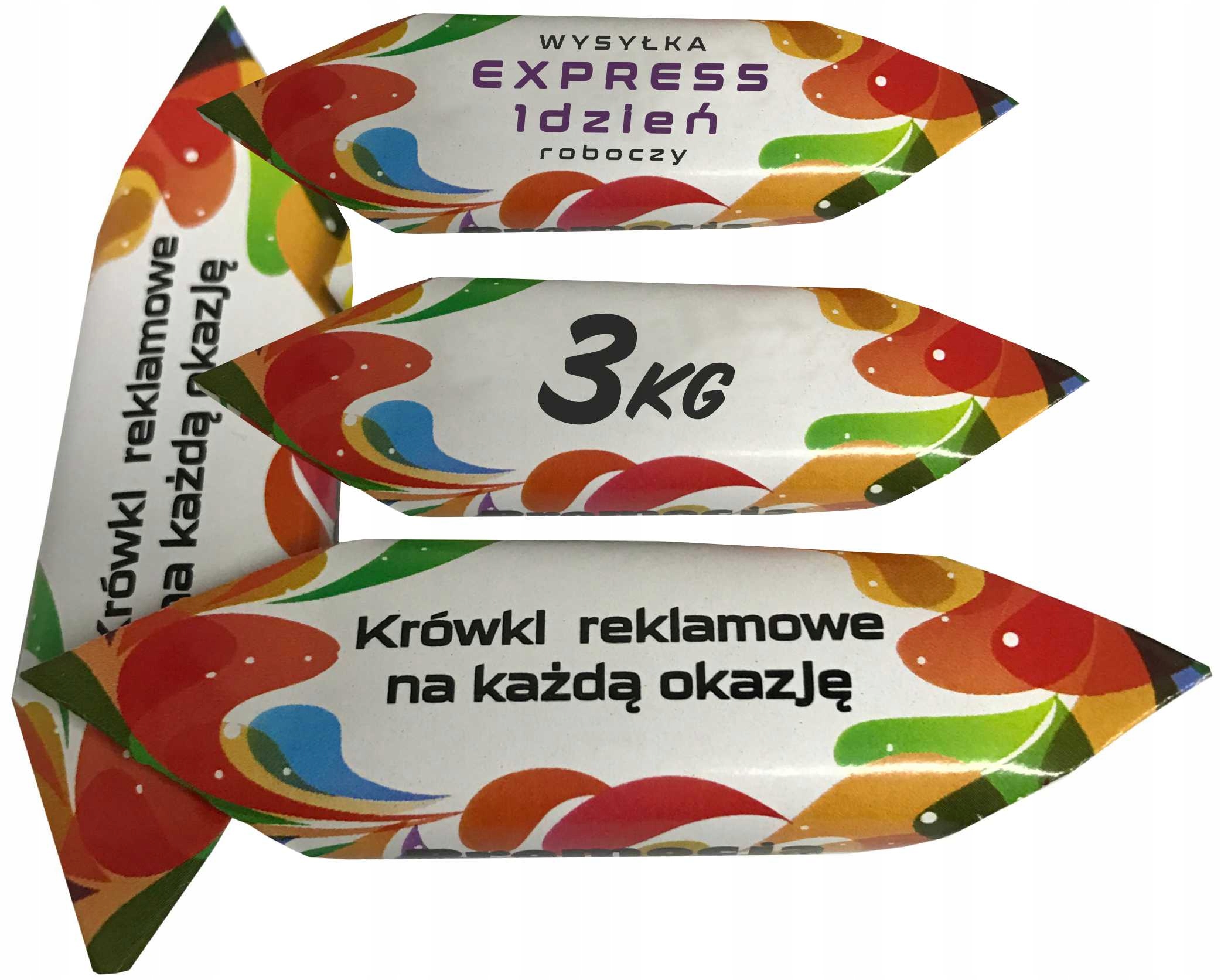 Lahodné firemní Bonbóny Krówki na másle a mléce bonbóny s logem Express 3kg